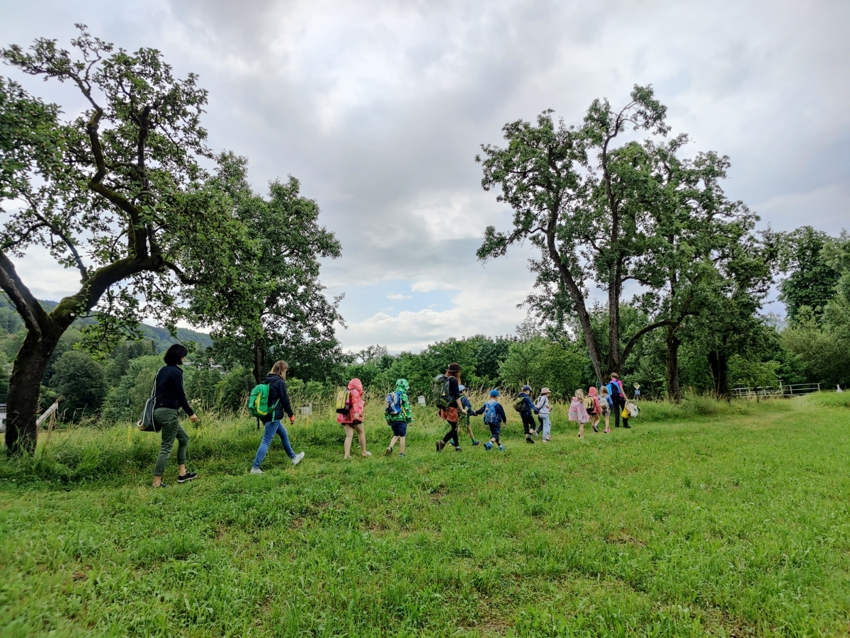 Naturvermittlung mit Kindern © Naturpark Bauernland