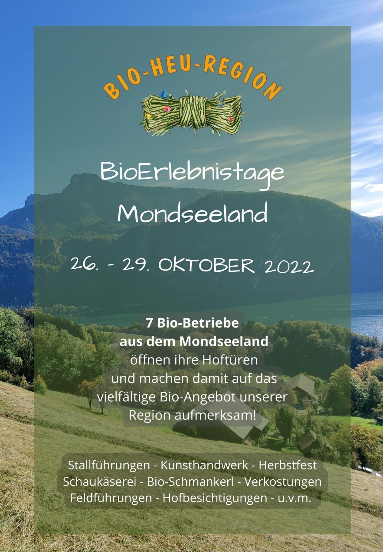 BioErlebnistage Mondseeland BioErlebnistage Mondseeland