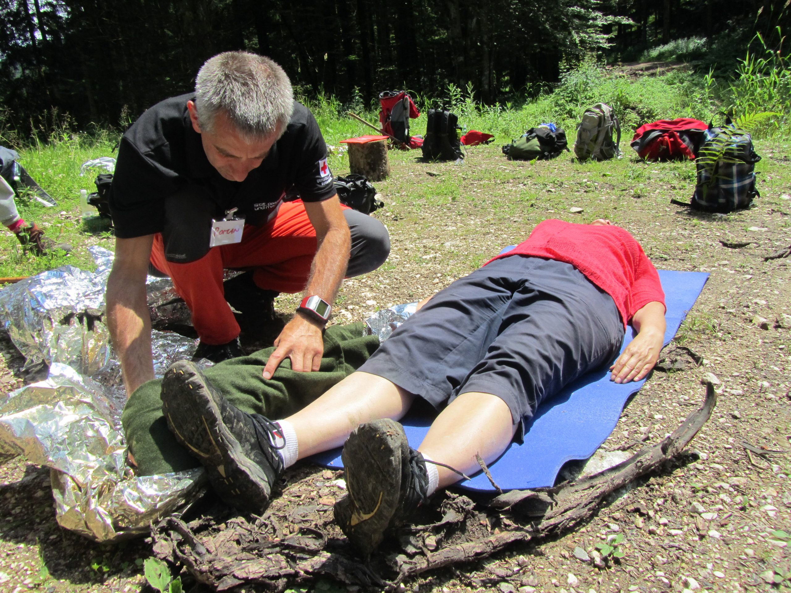 Outdoor Erste-Hilfe-Kurs im Naturpark Attersee-Traunsee