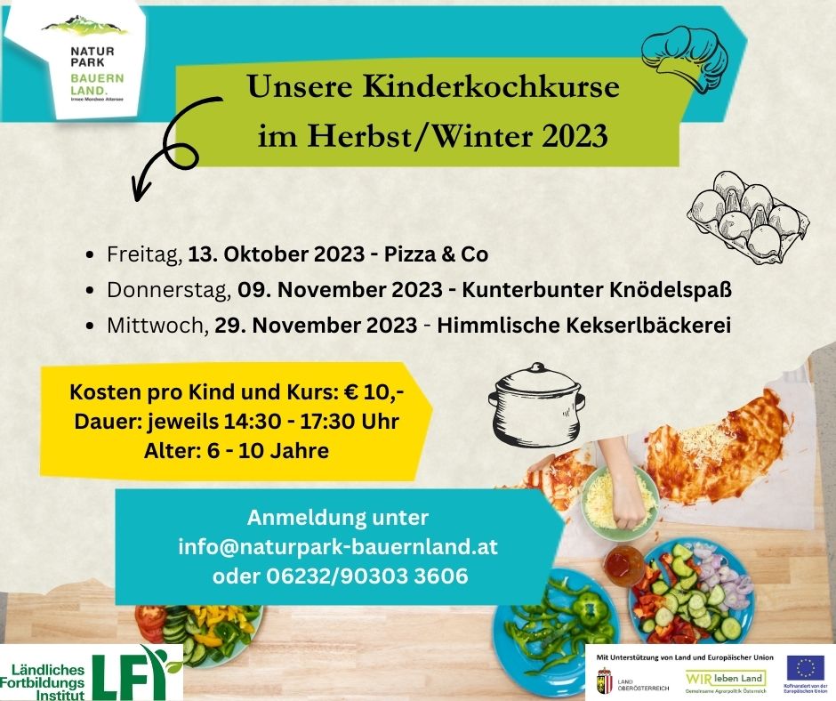 Unsere Kinderkochkurse im HerbstWinter 2023