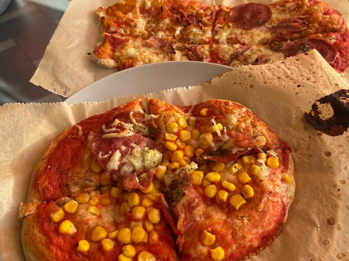 Leckere Pizza mit regionalen Zutaten